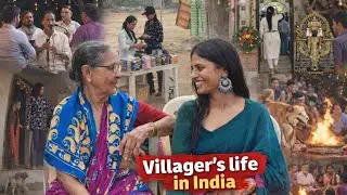 A Day in Villager’s Life in India | Blessings, Bhajan & Simplicity