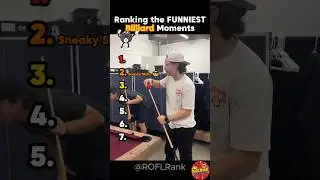 Ranking the FUNNIEST Billiard Moments🎱🤣