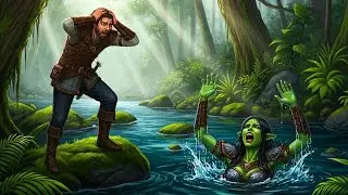Man Is Stunned To Find a Drowning Orc Girl — He Had a Genius Idea To Save Her!