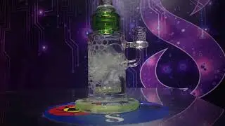 Elev8 Glass Function - Sandblasted Honeycomb Bee Rig