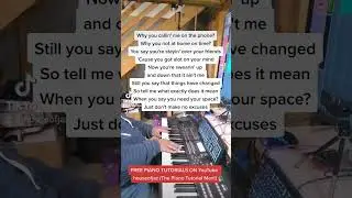 Just Be A Man About It - Toni Braxton Piano Cover!