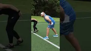 AVERAGE GUY : SMASHED BY PRO RUNNER.#average #athlete #sprint  #fail #sportsfail #viral  #challenge