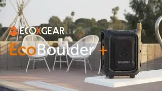 ECOXGEAR EcoBoulder+ 100-Watt Waterproof Party Speaker