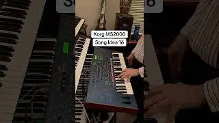 Korg MS2000  Song Idea 16 VINTAGE SYNTH SOUNDS and MUSIC #asmr #chill #newage #relax #trance