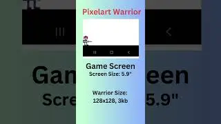 Game Dev: How To Code A Game Character, a Pixelart character; #gamedev #gamecode #gamedevelopers