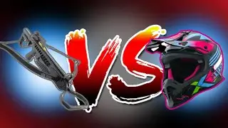 CROSS BOW CASEIRA VS CAPACETE! 😱⚠️ 