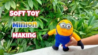 How to make soft toy minion|soft toys making tutorial|soft toy minion