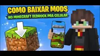 Como baixar mods  no minecraft bedrock pra celular !