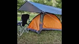Тент-навес туристический Prival, 80г/м2, PU 4000, серый, 2х2.9м