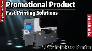 The whole process of multi-material printing ,UV single pass printer