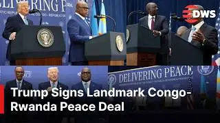 FULL HISTORIC CEREMONY: President Trump, Congo & Rwanda Leaders Sign Historic Peace Deal | AC1E