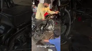#shorts BS6 Bullet 350 ko bina Exhaust ke Start kr dia! C-Bend Pipe on BS6 Bullet 350 Standard