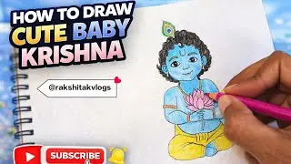 Little krishna ☺️#like #drawing #subscribe #art #littlekrishna #rakshita #rakshitacharan #shortsfeed