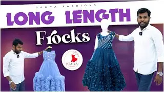 New Long Length Frocks || Ramya Fashions || Festival Kids Wear Collections ||
