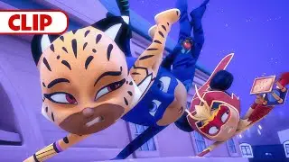 Pharaoh Boy Unleashes Cat Villain | PJ Masks Power Heroes |  @disneyjr
