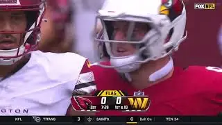 Fight breaks out after late hit on Sam Howell