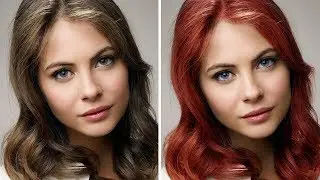 Учимся менять цвет волос и глаз в Adobe Photoshop