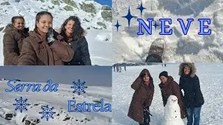 Vendo neve pela primeira vez!! Viajando pra Serra da Estrela ❄️✨️