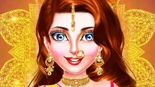 Indian Traditional Wedding Salon Game 🤵🏽👰🏽💘 | Makeup and Dress up Games |
