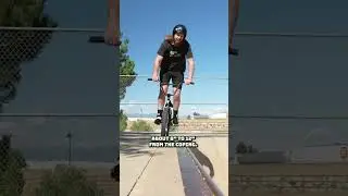 Learn to drop into a quarter pipe without fear in 3 simple steps. #mtb #bmx #skatepark