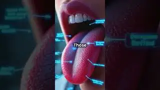 Your TONGUE Print is as Unique as Your Fingerprint #shorts  #3danimation #facts