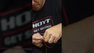 How to tie a Peep Sight correctly