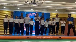 ✨ Aadhya’s Amazing Gymnastics Performance | Cartwheels, Back Handsprings & More! 🤸‍♀️