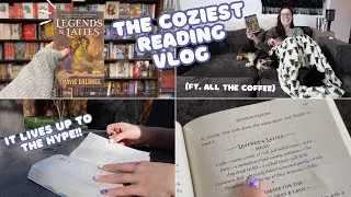 reading my new favorite book for the 1st time | LEGENDS & LATTES ☕️