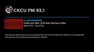 Before Me - Monique Fuller interviews Karim Ayari and Jith Paul