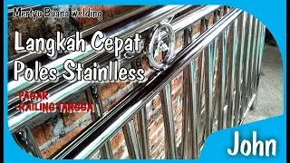Poles Stainless mengkilap lebih cepat pakai cara ini