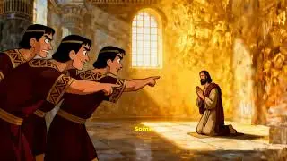 Daniel in the Lion's Den, Short Bible faith story, Animated, Courage & Faith