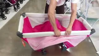 Como abrir y cerrar un parque cuna. Casa del Bebe Alcal&aacute; de Guadaira   