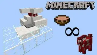Ferme de Mooshroom automatis&eacute;e - soupe- Minecraft tutoriel nourriture