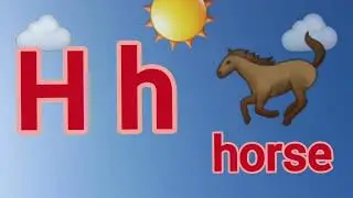 Let's learn about the letter h | letter h sound | learn the alphabet