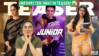 Junior Teaser Reaction 🔥 | Kireeti x Sreeleela x Genelia | Radha Krishna | DSP Musical | Telugu 2025