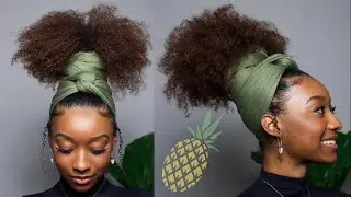 Pineapple | High Puff Headwrap Style