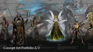 Character design process | Portfolio in 15 Weeks | Concept art with Matte Painting record mxu 2/2