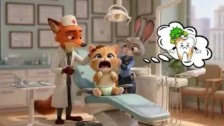When the Monkey Mocked the Cat for Crying, but Ended Up Crying Even More at the Dentist! #funny
