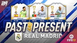 PAST AND PRESENT REAL MADRID SQUAD BUILDER! | FIFA 17 ULTIMATE TEAM