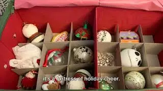 Unwrap the Magic: ZOBER Large Christmas Ornament Storage Box