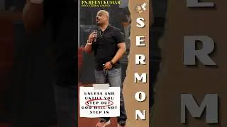 &ldquo;Until you step out,God will not step in&rdquo; #TCWC #REENUKUMAR #CHURCHCAMP