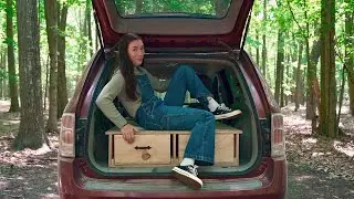 My new DIY SUV Camper Conversion | BUILD TOUR 🛠️