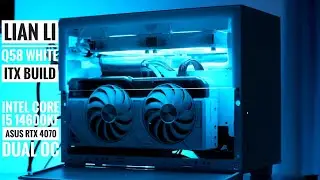 All White ITX PC Build with Lian Li Q58 - Step by Step