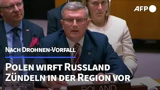 Nach Drohnen-Vorfall: Polen wirft Russland Z&uuml;ndeln in der Region vor | AFP