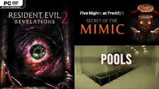 NOCHE DE TERROR SIN ESCAPAR | Resident Evil Revelations 2 + FNAF The Mimic 👹