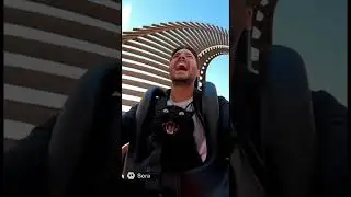 POV: You and your cat take on the rollercoaster of doom 😹🎢