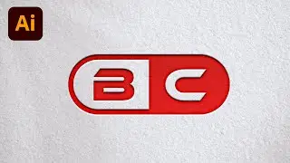 Logo design illustrator - BC Letter Logo Design  -  illustrator Logo Design Tutorial
