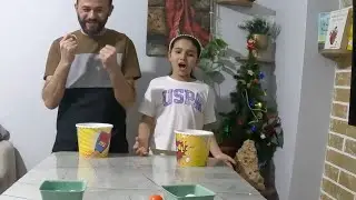 Babama meydan okudum ama sonuç hüsranla bitti! En fazla atan kazanır Challenge 😨🎯