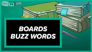 Boards Buzz Words│Daily Dose