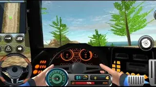 offroad mountain bus driving simulator - uphill - android gameplay
